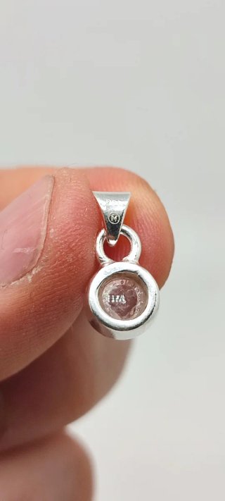 Colgante de Plata y Morganita.