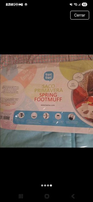 Saco Tuc Tuc para silla de paseo