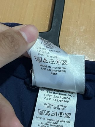 Chaqueta Adidas Vintage Azul
