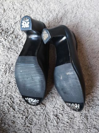 Tacones Flamenca Niña Negros talla 30