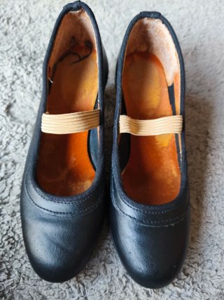 Tacones Flamenca Niña Negros talla 30