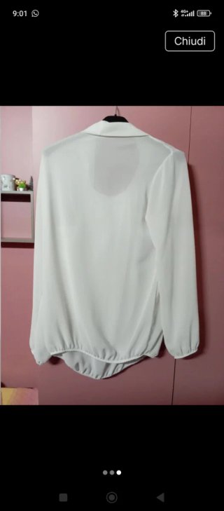 Camicia donna bianca taglia unica