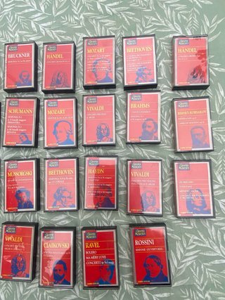 Lotto 25 Musicassette I Grandi Musicisti