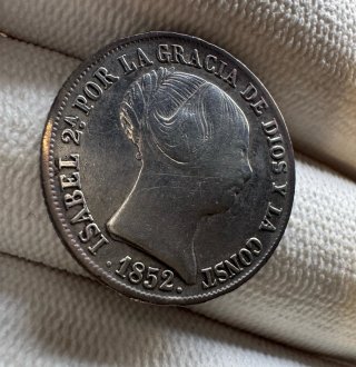 4 Reales Isabel II 1852