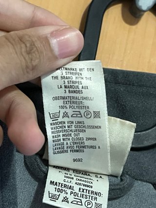 Chaqueta Adidas Vintage Cremallera