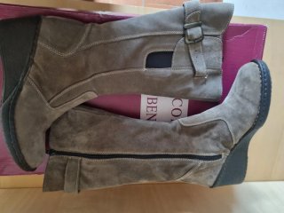 Stivali donna in pelle scamosciata n.38