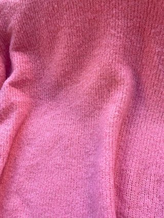 Jersey Zara Rosa Oversize Grueso Calentito