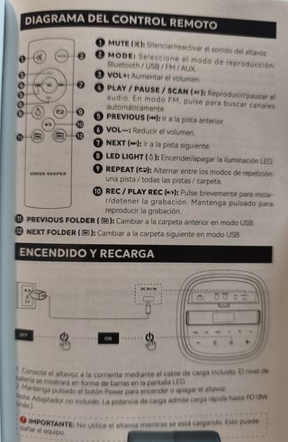 Altavoz Karaoke 100W RMS + 2 Micrófonos UHF