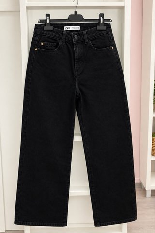 Pantalón Zara Negro Ancho