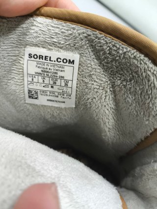 Botas Sorel Talla 39 Marrón y Gris