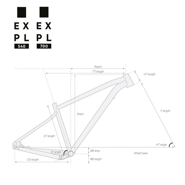 Bicicleta de montaña 29" aluminio Rockrider Explore 540
