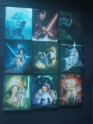 Saga Star Wars Steelbook Blu-ray Colección I al IX