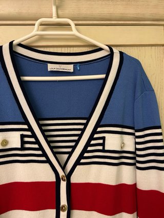 Chaqueta de punto Lola Casademunt rayas