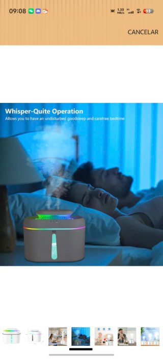 Humidificador H2O Blanco Multicolor