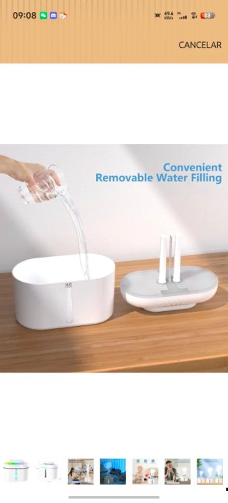Humidificador H2O Blanco Multicolor