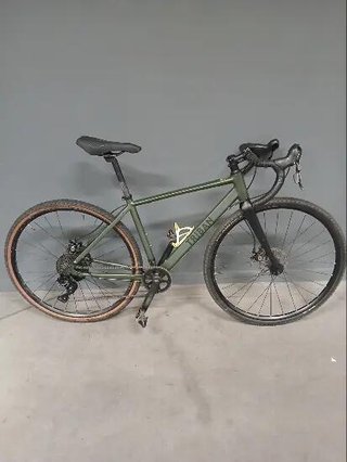 Bicicleta de gravel TRIBAN 120 talla XS verde