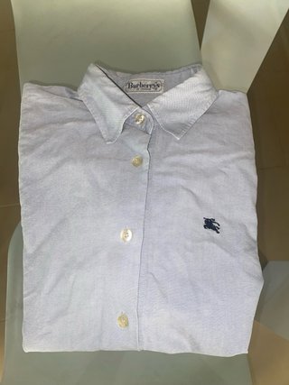 Camisa Burberrys Mujer Talla 38 Azul