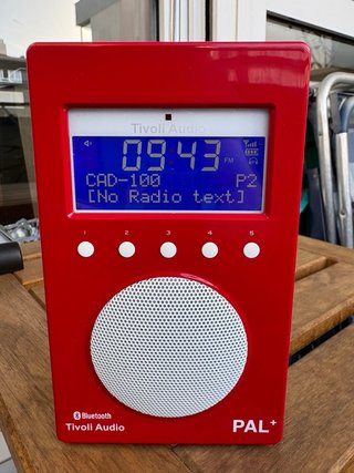 Radio Tivoli Audio PAL+  Bluetooth Roja