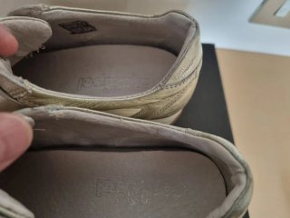 Scarpe donna Conbipel pelle oro/bianco