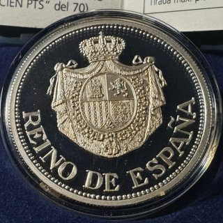 Moneda 30 Euros Plata 1996 España