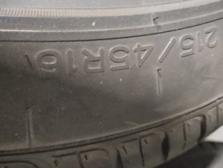 Llantas Steels 16'' con gomas al 80%