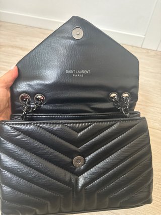Borsa nera con catena