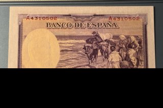 25 Pesetas España 1936 PMG 65 Gem Uncirculated