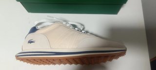 Sneakers Lacoste Beige e Blu