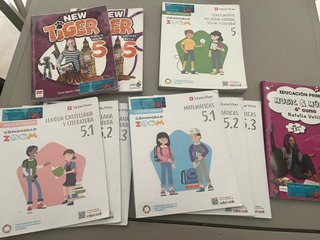 Pack de libros de 5.o de Educación Primaria