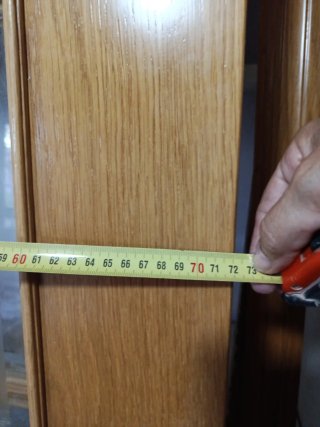 Puertas de madera con cristal