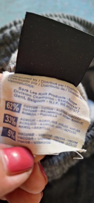 Pantaloni sportivi pesanti Champion grigi