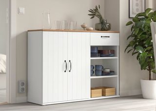 Aparador Ikea Blanco Madera Nuevo