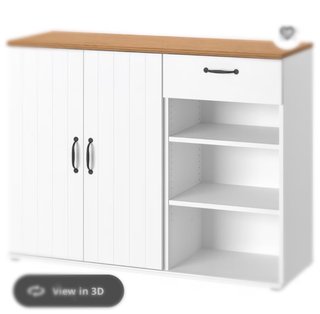 Aparador Ikea Blanco Madera Nuevo