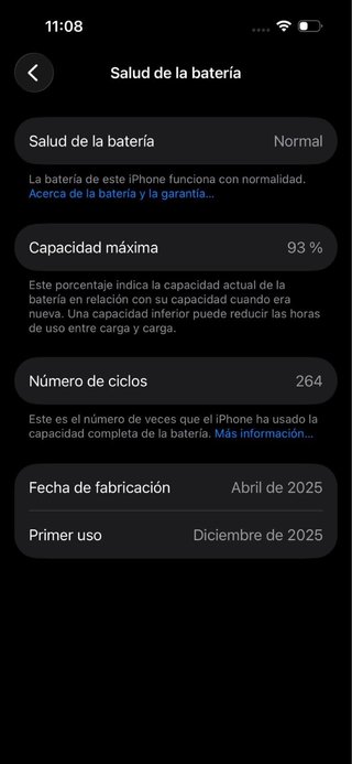 iPhone 15 128GB Negro - Impecable + Funda