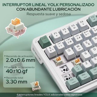 Teclado gaming inalámbrico Redragon K719 Pro NUEVO