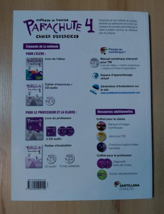 Parachute 4, methode de français Livre de l'élève