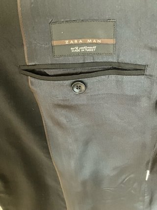 Abito Zara Uomo Nero Classico