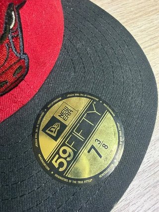Cappellino New Era 59FIFTY Chicago Bulls Rosso...