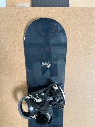 Tabla de Snowboard Wedze negra & Fijaciones