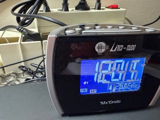 Radio Despertador MX Onda con Termómetro