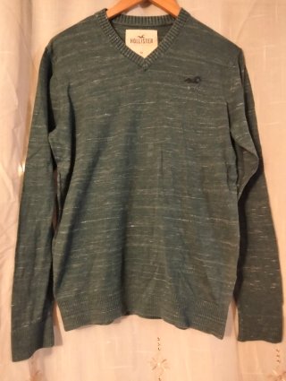 Jersey Hollister Verde Talla M