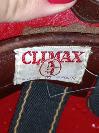 Casco Vintage Climax + Gafas Retro Moto Clásica