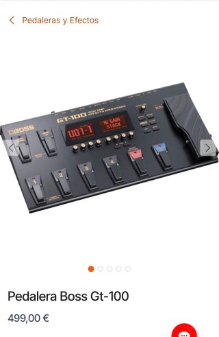 Pedalera multiefectos Boss GT-100