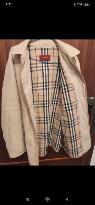 Chaquetón Burberry Beige