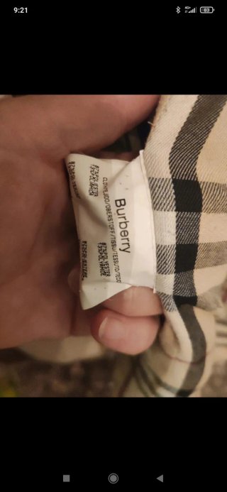 Chaquetón Burberry Beige