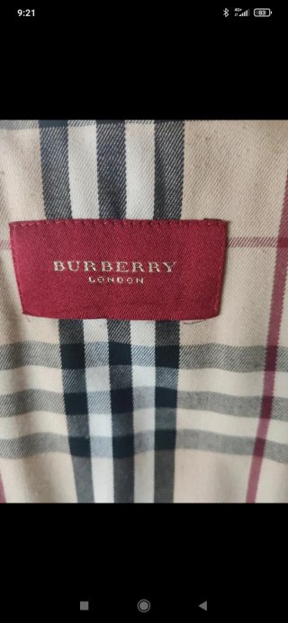 Chaquetón Burberry Beige