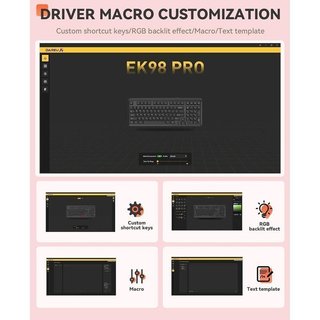 Teclado mecánico inalámbrico DAREU EK98PRO NUEVO