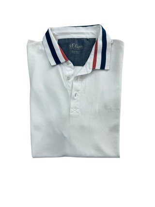 Polo s.Oliver bianco con righe