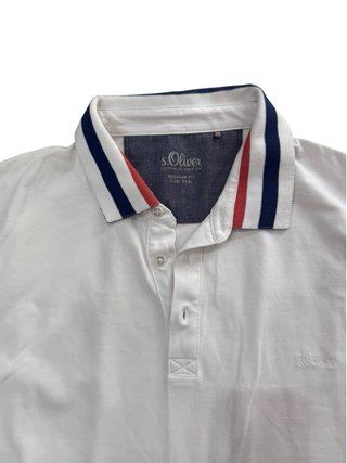 Polo s.Oliver bianco con righe
