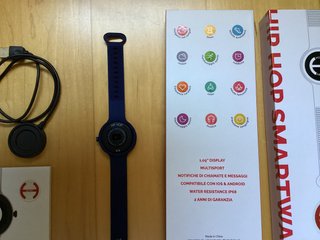 Orologio Smartwatch Hip Hop Blu e Rosa